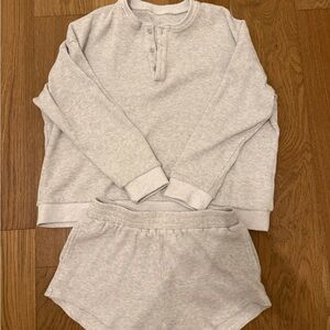 Cozy Gray Sweat Set